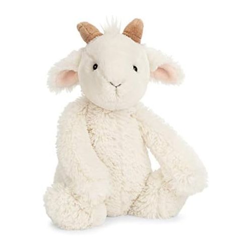  [아마존베스트]Jellycat Bashful Goat Stuffed Animal, Medium, 12 inches