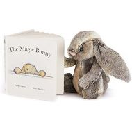 [아마존베스트]Jellycat Magic Bunny Board Book and Woodland Bunny, Medium - 12 inches