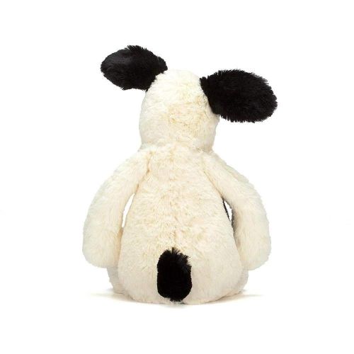  [아마존베스트]Jellycat Bashful Black and Cream Puppy Stuffed Animal, Medium, 12 inches