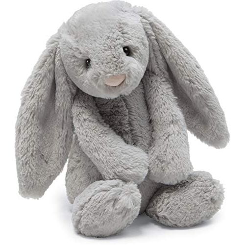  [아마존베스트]Jellycat Bashful Grey Bunny Stuffed Animal, Medium, 12 inches