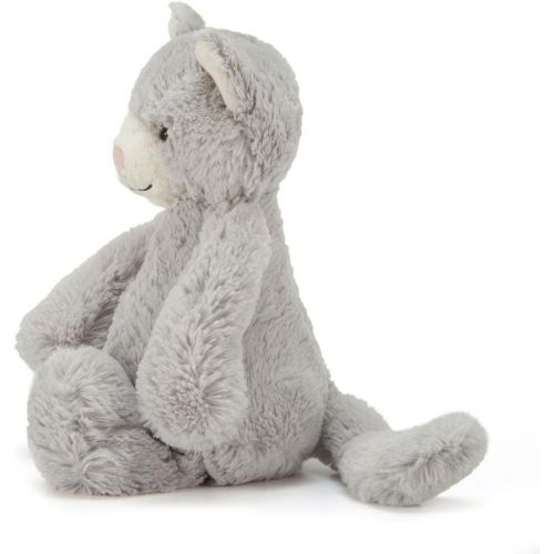  [아마존베스트]Jellycat Bashful Grey Kitty Stuffed Animal, Medium, 12 inches