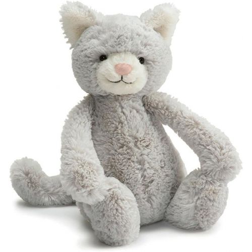  [아마존베스트]Jellycat Bashful Grey Kitty Stuffed Animal, Medium, 12 inches