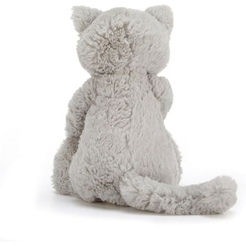  [아마존베스트]Jellycat Bashful Grey Kitty Stuffed Animal, Medium, 12 inches