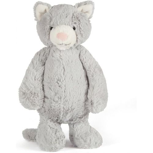  [아마존베스트]Jellycat Bashful Grey Kitty Stuffed Animal, Medium, 12 inches