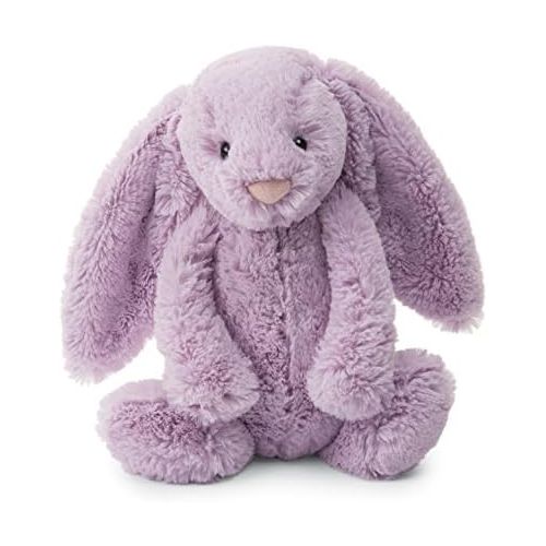  [아마존베스트]Jellycat Bashful Lilac Bunny Stuffed Animal, Medium, 12 inches