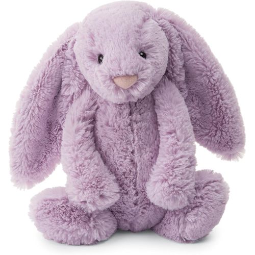  [아마존베스트]Jellycat Bashful Lilac Bunny Stuffed Animal, Medium, 12 inches