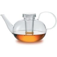 Jenaer Glas Wagenfeld Collection Glass Teapot with Lid and Filter, 50.6-Ounce