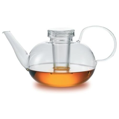  Jenaer Glas Wagenfeld Collection Glass Teapot with Lid and Filter, 50.6-Ounce