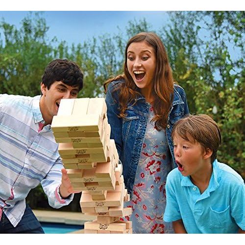  Jenga Giant Family Hardwood Stacking Game