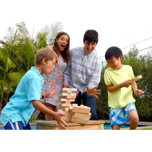  Jenga Giant Family Hardwood Stacking Game