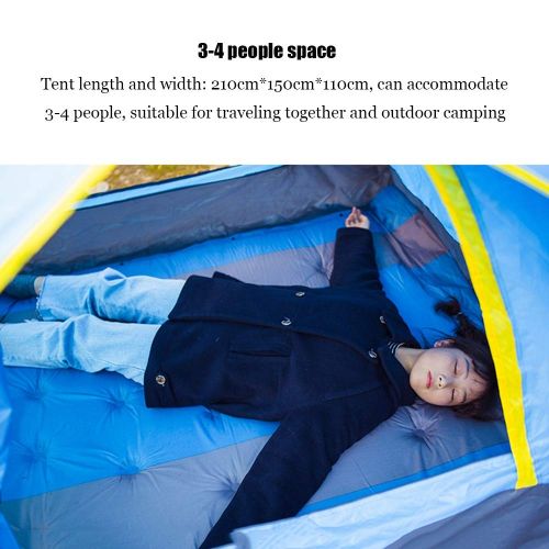  Jenify Backpacking Zelt 2 3 4 Person, Wasserdichte Kuppel Automatische Pop-Up Outdoor Sport Zelt Camping Sun Shelter