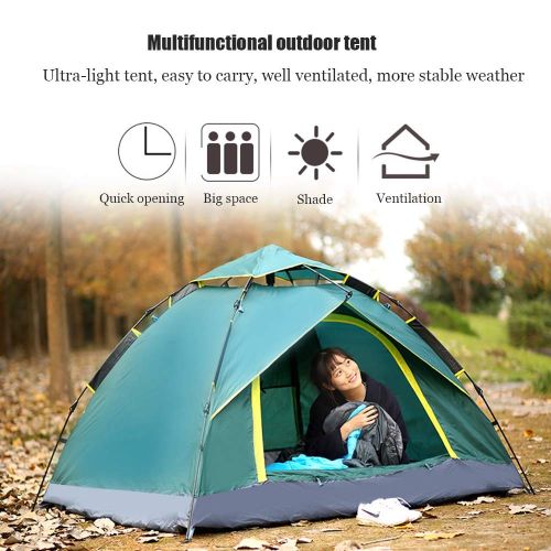  Jenify Backpacking Zelt 2 3 4 Person, Wasserdichte Kuppel Automatische Pop-Up Outdoor Sport Zelt Camping Sun Shelter