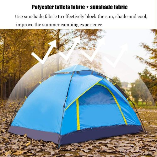  Jenify Backpacking Zelt 2 3 4 Person, Wasserdichte Kuppel Automatische Pop-Up Outdoor Sport Zelt Camping Sun Shelter