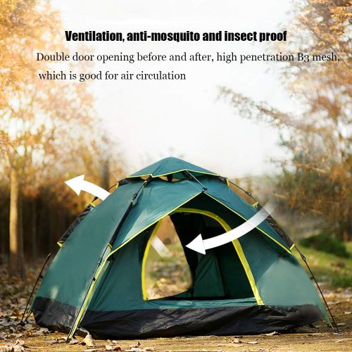  Jenify Backpacking Zelt 2 3 4 Person, Wasserdichte Kuppel Automatische Pop-Up Outdoor Sport Zelt Camping Sun Shelter