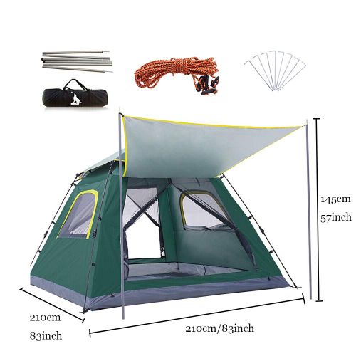  Jenify Automatic Instant Pop Up Tent for Outdoor Sports 3-4 Person Camping Tent Backpacking Tents Easy Setup Waterproof