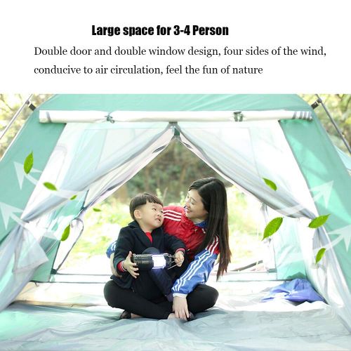  Jenify Automatic Instant Pop Up Tent for Outdoor Sports 3-4 Person Camping Tent Backpacking Tents Easy Setup Waterproof