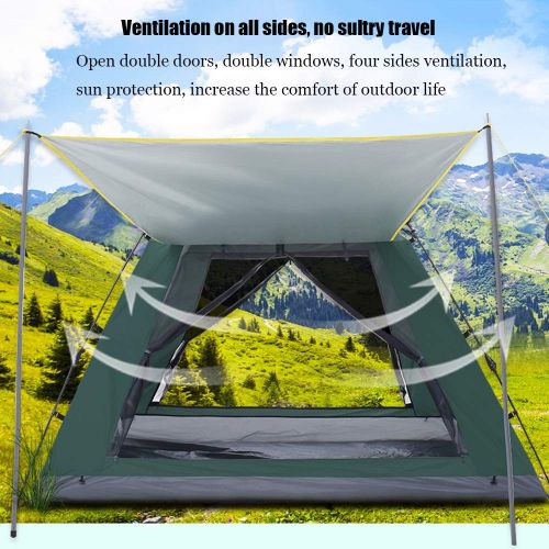  Jenify Automatic Instant Pop Up Tent for Outdoor Sports 3-4 Person Camping Tent Backpacking Tents Easy Setup Waterproof