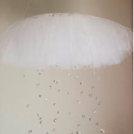 JennabooBoutique tutu crystal baby mobile- available in other colors