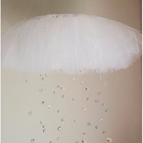  JennabooBoutique tutu crystal baby mobile- available in other colors