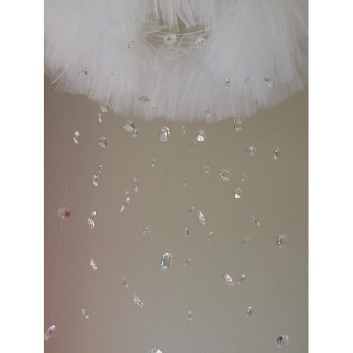  JennabooBoutique tutu crystal baby mobile- available in other colors