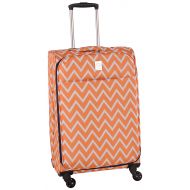 Jenni Chan Aria Madison 28 Inch Spinner Luggage, Orange, One Size