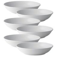 Jennifer Collection porcelain pasta bowls Set of 6