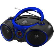 [아마존베스트]Jensen CD-490 Portable Sport Stereo CD Player with AM/FM Radio and Aux Line-in & Headphone Jack (Blue)