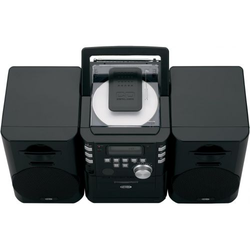  [아마존베스트]Jensen CD-725 Portable CD Music System with Cassette and FM Stereo Radio