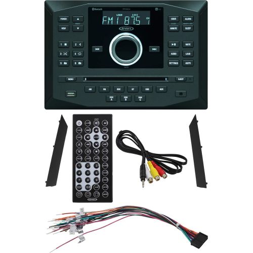  [아마존베스트]Jensen JWM62A AM|FM|DVD|CD|USB|AUX|App Ready Bluetooth Wallmount Stereo w/App Control, 3-Speaker Zones / 8 Speaker Output 8X 6 Watt, Receives Bluetooth Audio (A2DP) & Controls (AVR