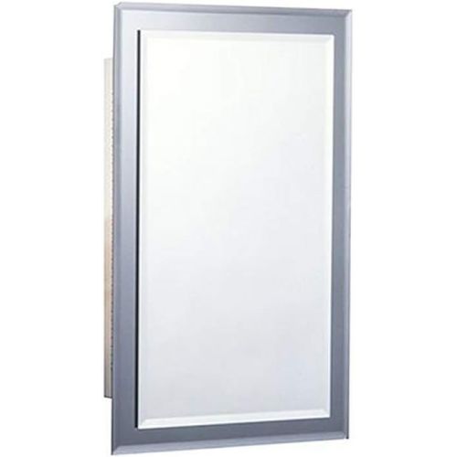  Jensen 1450BC Mirror on Mirror Frameless Single-Door Recessed Medicine Cabinet