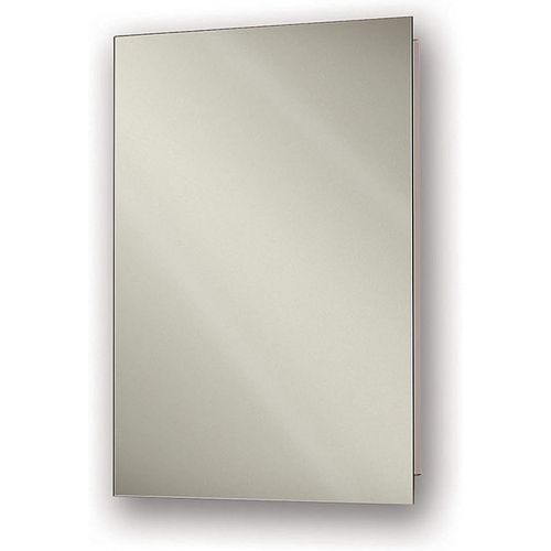  Jensen 807P24WHX Polished Edge Mirror Medicine Cabinet, 16 x 26