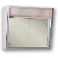 Jensen 323LPX Lighted 2-Sliding Doors Medicine Cabinet, 24 x 19.5