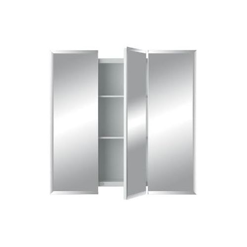  Jensen 255048X Tri-View Bevel Mirror Medicine Cabinet, 48 x 28.25