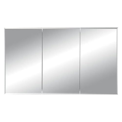  Jensen 255048X Tri-View Bevel Mirror Medicine Cabinet, 48 x 28.25