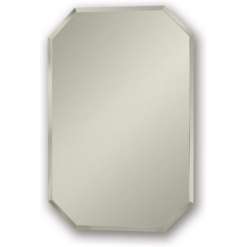  Jensen 1454X Octagon Bevel Mirror Medicine Cabinet, 18 x 27