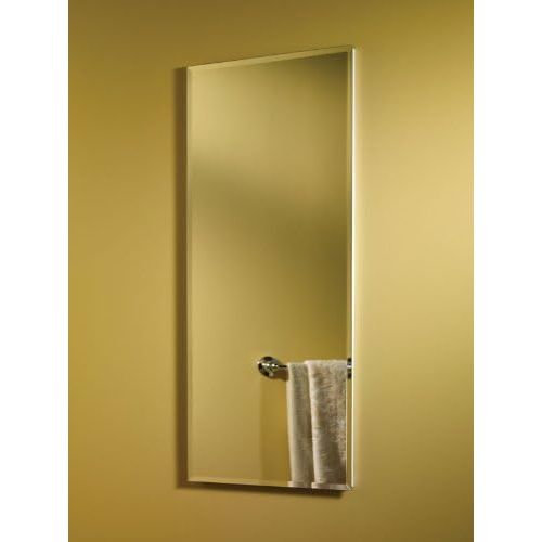  Jensen 868P34WHGX Bevel Mirror Medicine Cabinet, 16 x 36