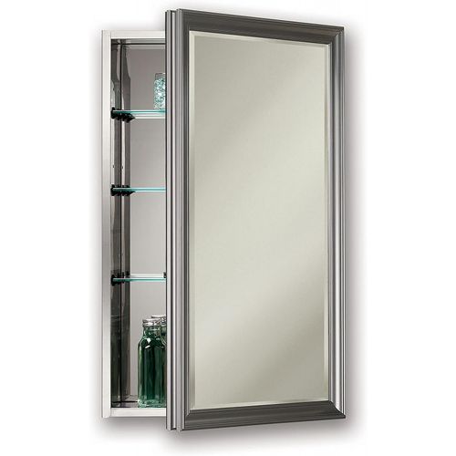  Jensen S568N344SSSNP Studio V Medicine Cabinet, 15-Inch by 35-Inch