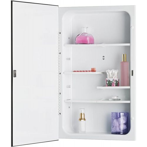  Jensen 1459MODX Bevel Mirror Medicine Cabinet, 16 x 26