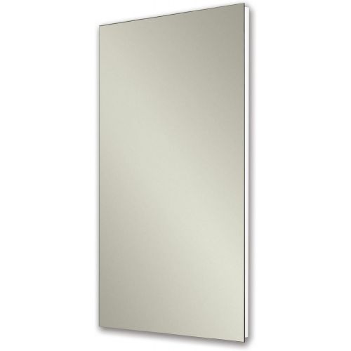  Jensen 1035P24WH Cove Frameless Medicine Cabinet with Polished Mirror, 16-Inch by 26-Inch, White