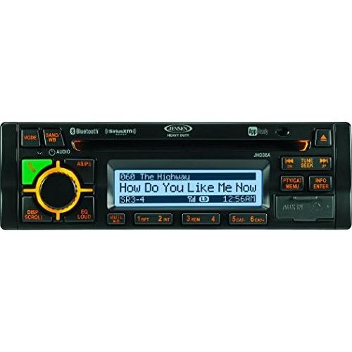  Jensen JENSEN JHD36AB AMFMWBCDRBDSUSBAUX-INApp ReadySiriusXM ReadyiPod & iPhone ReadyBluetooth Stereo Radio, 12V DC