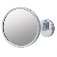Jerdon JD12CF 9-Inch Adjustable Wall Mount Makeup Mirror with 3x Magnification, Chrome Finish