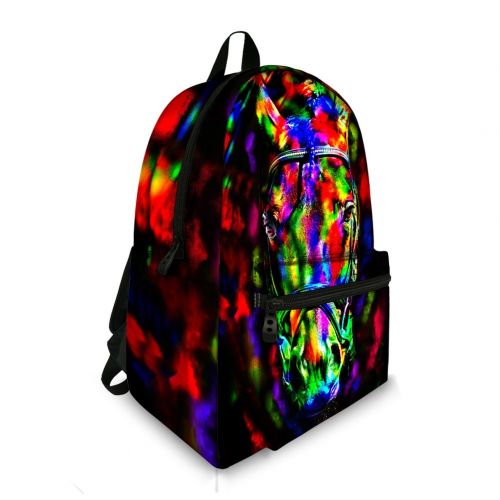  JeremySport Jeremysport Camouflage Horse Full Printed School Book Bag for Boys Girls