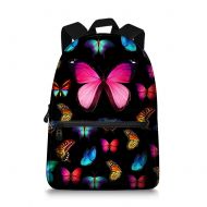 JeremySport Butterfly School Bag Rucksack Backpack