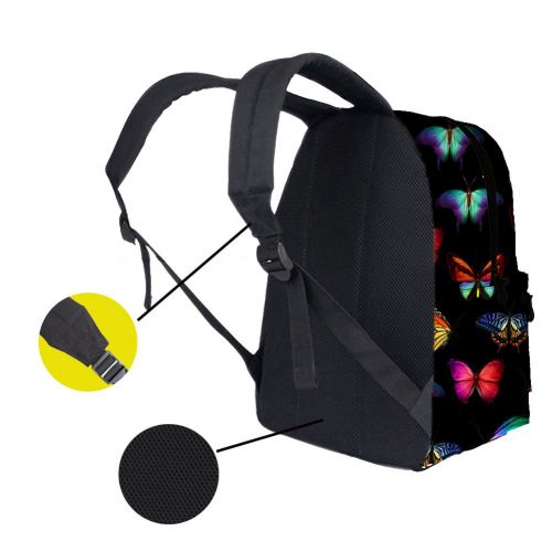  JeremySport Butterfly School Bag Rucksack Backpack