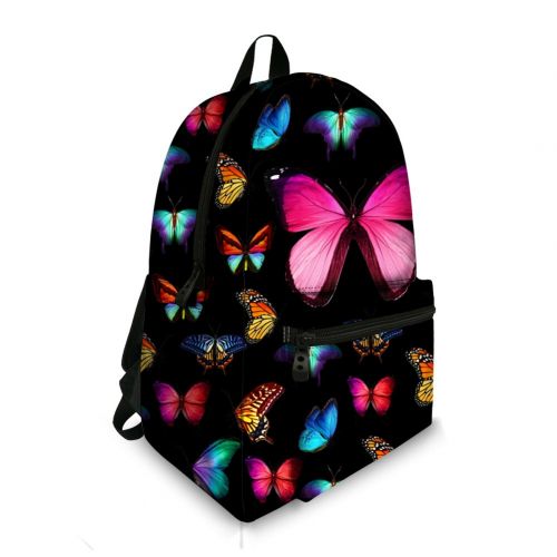  JeremySport Butterfly School Bag Rucksack Backpack