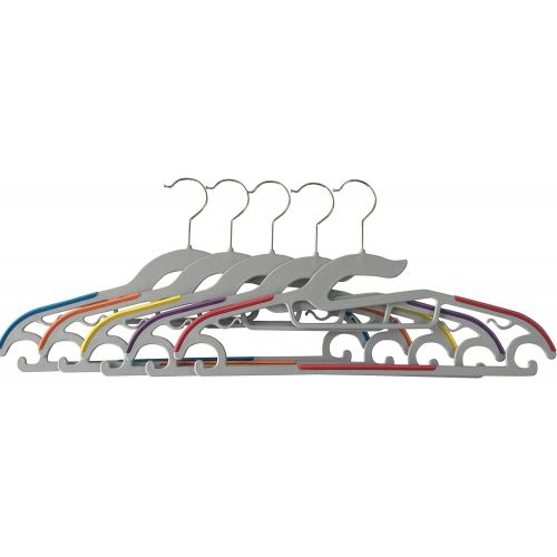  [아마존 핫딜] [아마존핫딜]Jeronic 30 Pack Light-Weight Clothes Hangers Non-Slip Durable Clothes Hanger Plastic Hangers Perfect for Pants, Dress, Jacket, Underwear and Shirt