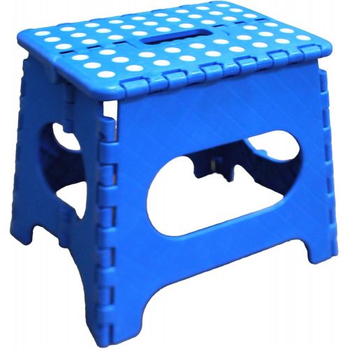  [아마존베스트]Jeronic 1 11 Folding Step Stool, Blue