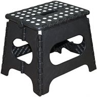 [아마존베스트]Jeronic 11-Inch Plastic Folding Step Stool, Black