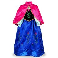 JerrisApparel Snow Party Elsa Dress Queen Costume Princess Anna Girls Dress Up