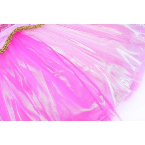  JerrisApparel New Princess Aurora Costume Girls Party Dress